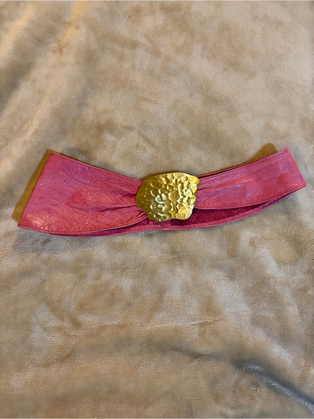 Vintage Leather Cinch Belt